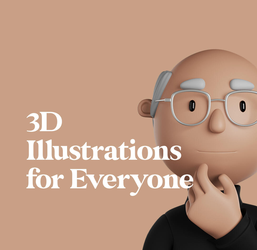 Showcase of cartoon 3D Steve Jobs