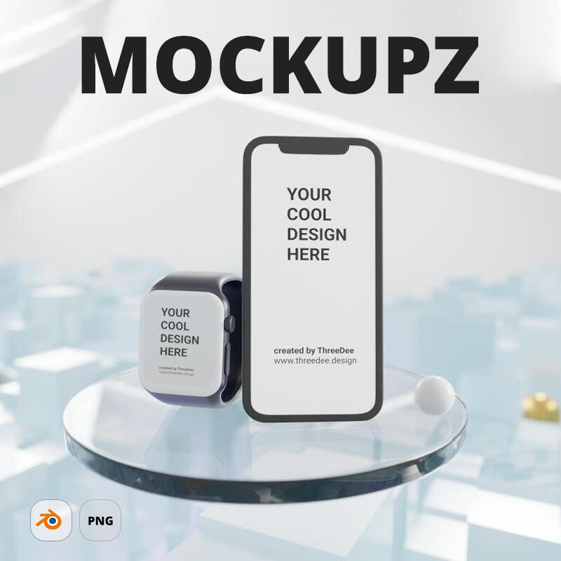 Free 3D mockups - Free 3D mockup scenes for showcasing your design work in style.