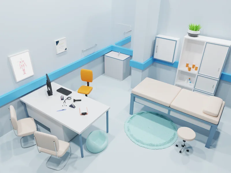 Included Roomz interior: Doctor’s room