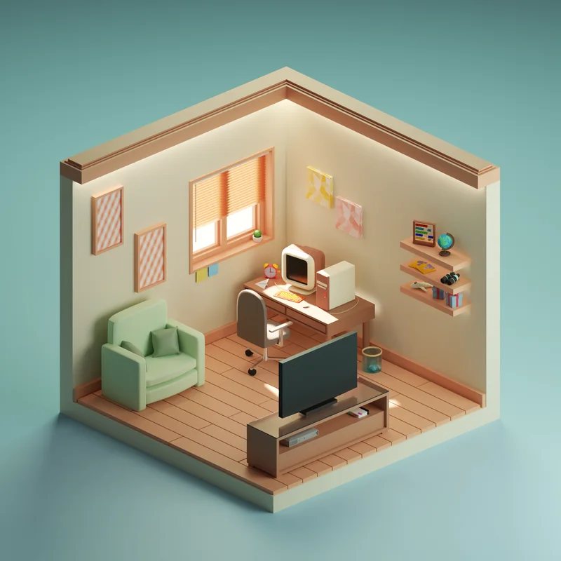 Included Roomz interior: Home office
