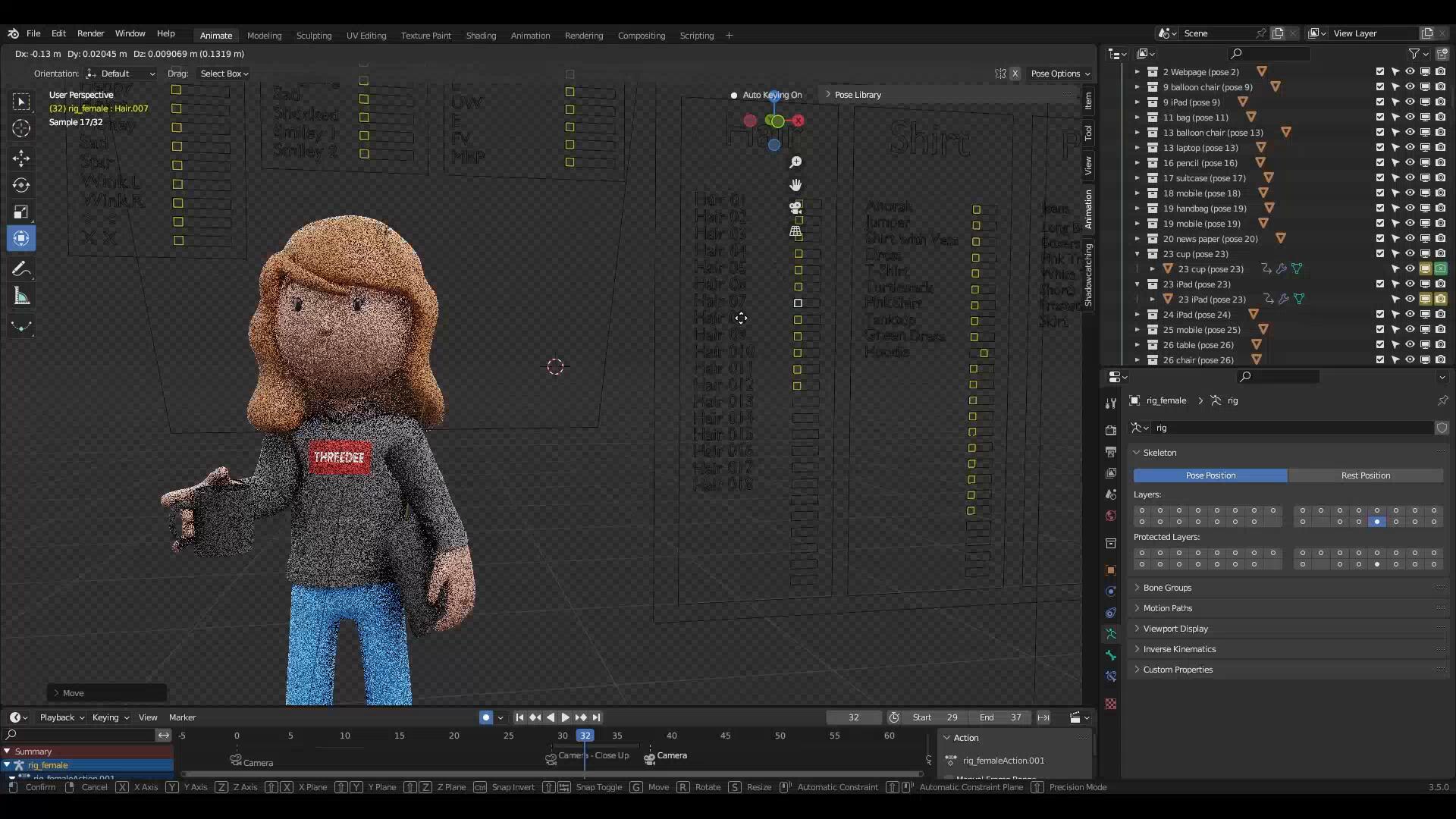 Pose Library Tutorial - How To Make Pose Assets (Blender 4.0) - YouTube